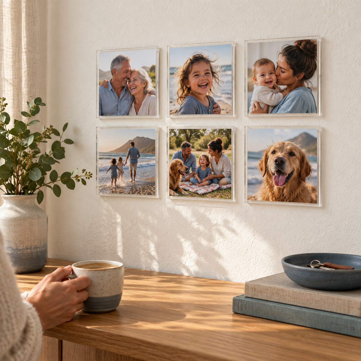 Showcase with Tiles